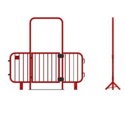 Fixed Leg (Walk Through) Barrier With Gate